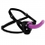 Лиловый поясной страпон Navigator Silicone G-Spot Dildo with Harness - 17,8 см. - XR Brands - купить с доставкой в Нефтекамске