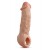 Телесная насадка-удлинитель Intrepid 9.25 Inch Realistic Penis Extender Sleeve - 23,5 см. - Blush Novelties - в Нефтекамске купить с доставкой