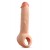 Телесная насадка-удлинитель Thrive 8.75 Inch Realistic Penis Extender Sleeve - 22,2 см. - Blush Novelties - в Нефтекамске купить с доставкой