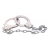 Наручники из металла с длинной цепочкой CHROME HANDCUFFS METAL HANDCUFFS W. KEY - NMC - купить с доставкой в Нефтекамске