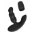 Черный силиконовый стимулятор простаты Levett Nitoc с пультом ДУ - Levett - в Нефтекамске купить с доставкой