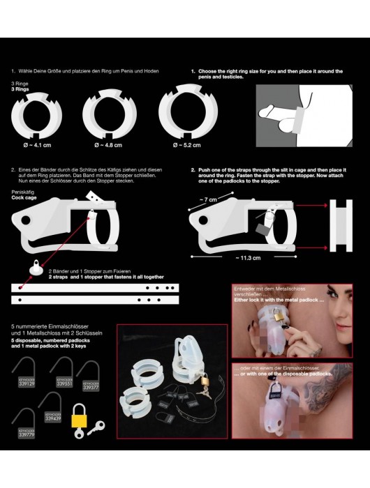 Набор для мужского пояса верности Cock Cage Set - Orion - купить с доставкой в Нефтекамске