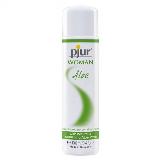 Лубрикант на водной основе pjur WOMAN Aloe - 100 мл. - Pjur - купить с доставкой в Нефтекамске