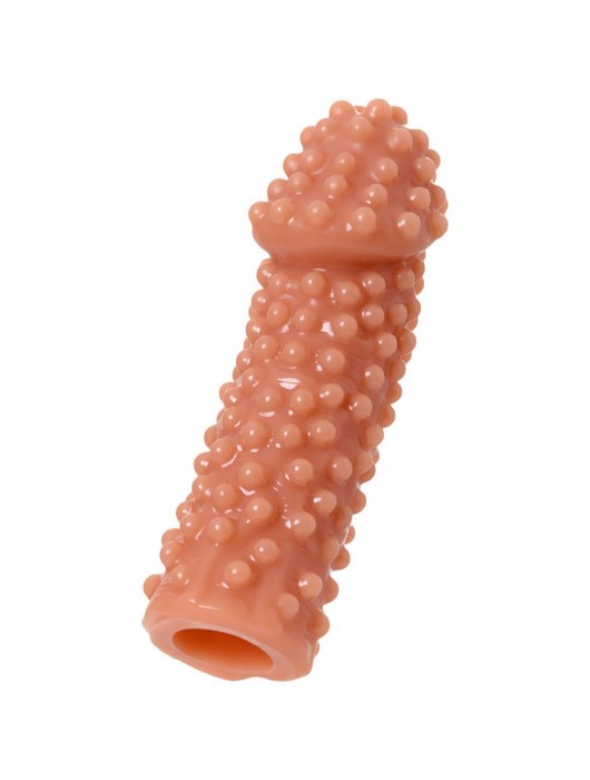 Телесная насадка на фаллос с бугорками KOKOS Extreme Sleeve 10 - 15,8 см. - KOKOS - в Нефтекамске купить с доставкой