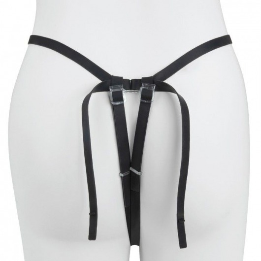 Черный страпон с вибратором Mojo Ghia - Seven Creations - купить с доставкой в Нефтекамске