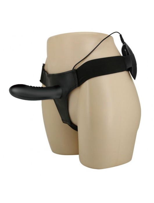 Полый страпон с вибрацией Myron - 18,5 см. - Baile - купить с доставкой в Нефтекамске