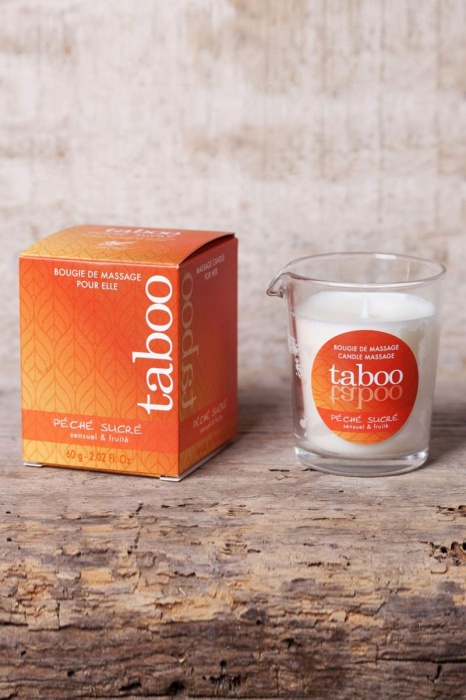 Массажное аромамасло с афродизиаками для женщин RUF Taboo Peche sucre - 60 гр. - RUF - купить с доставкой в Нефтекамске