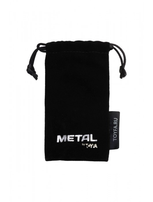 Серебристая коническая анальная пробка с красным кристаллом-сердечком - 7 см. - ToyFa - купить с доставкой в Нефтекамске