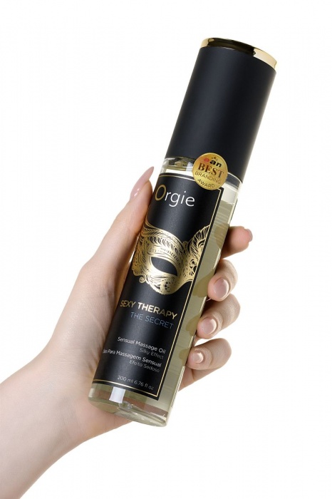 Минеральное массажное масло Orgie Sexy Therapy The Secret - 200 мл. - ORGIE - купить с доставкой в Нефтекамске