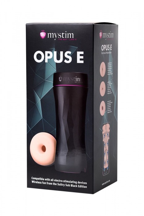 Мастурбатор-анус Opus E Donut с возможностью подключения электростимуляции - MyStim - купить с доставкой в Нефтекамске