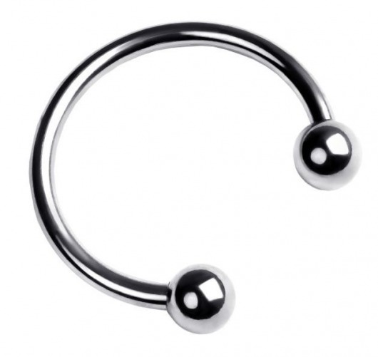 Серебристая подкова на головку пениса - ToyFa - купить с доставкой в Нефтекамске