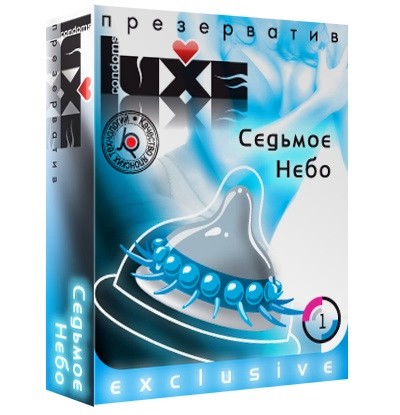 Презерватив LUXE  Exclusive  Седьмое небо  - 1 шт. - Luxe - купить с доставкой в Нефтекамске