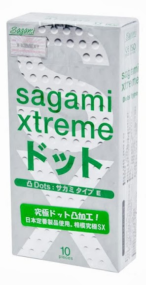 Презервативы Sagami Xtreme Type-E с точками - 10 шт. - Sagami - купить с доставкой в Нефтекамске