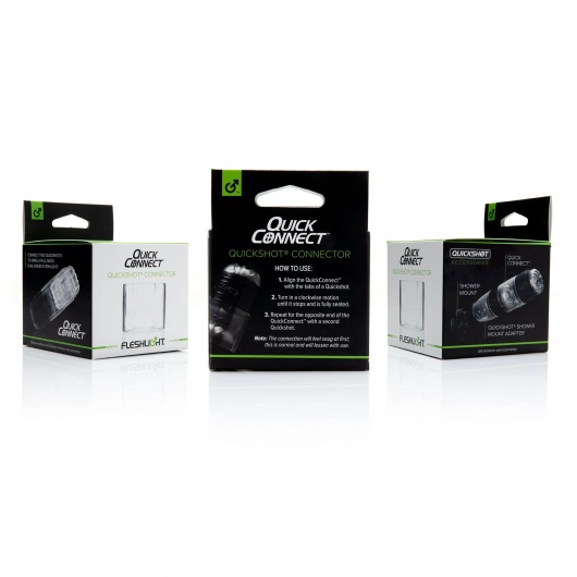 Коннектор для мастурбаторов серии Quickshot - Quick Connect - Fleshlight - в Нефтекамске купить с доставкой
