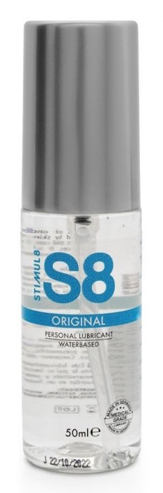 Универсальный лубрикант на водной осноdе S8 Original Lube - 50 мл. - Stimul8 - купить с доставкой в Нефтекамске