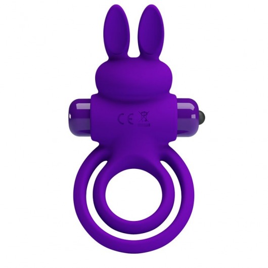 Фиолетовое эрекционное кольцо с вибростимуляцией клитора Vibrant Penis Ring III - Baile - в Нефтекамске купить с доставкой
