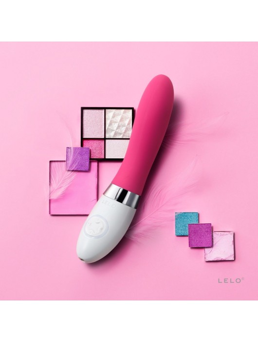 Розовый перезаряжаемый вибратор Liv 2 Cerise - 17,4 см. - Lelo