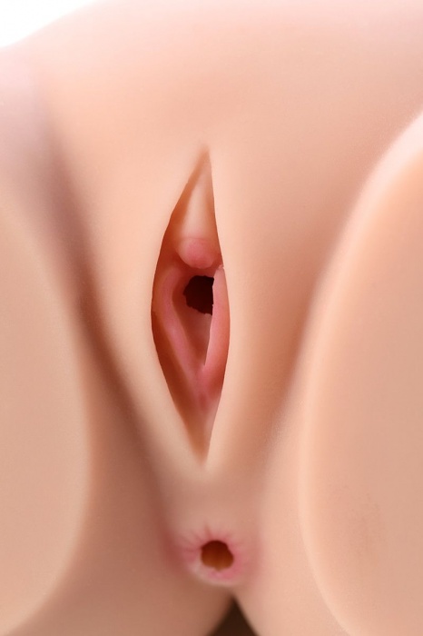 Мастурбатор-полуторс Cherry с вибрацией и двумя любовными тоннелями - KOKOS - в Нефтекамске купить с доставкой