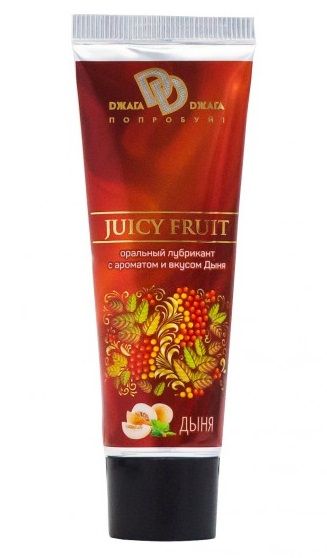 Интимный съедобный лубрикант JUICY FRUIT с ароматом дыни - 30 мл. - БиоМед - купить с доставкой в Нефтекамске