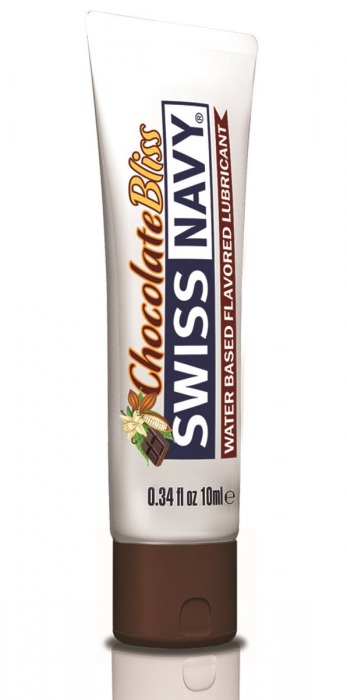 Лубрикант с ароматом шоколада Swiss Navy Chocolate Bliss Lube - 10 мл. - Swiss navy - купить с доставкой в Нефтекамске