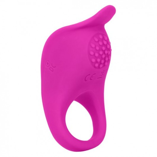 Ярко-розовое эрекционное виброкольцо Silicone Rechargeable Teasing Enhancer - California Exotic Novelties - в Нефтекамске купить с доставкой