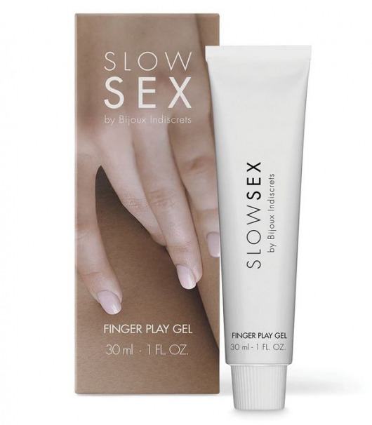 Гель для мастурбации с ароматом кокоса Slow Sex Finger Play Gel - 30 мл. - Bijoux Indiscrets - купить с доставкой в Нефтекамске