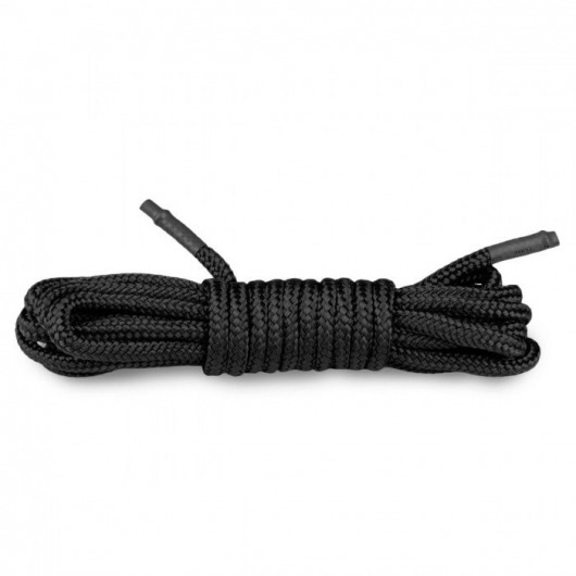 Черная веревка для бондажа Easytoys Bondage Rope - 5 м. - Easy toys - купить с доставкой в Нефтекамске