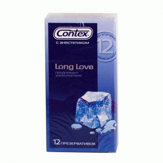 Презервативы с продлевающей смазкой Contex Long Love - 12 шт. - Contex - купить с доставкой в Нефтекамске