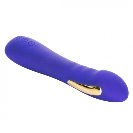 Фиолетовый вибратор с электростимуляцией Intimate E-Stimulator Petite Wand - 18,5 см. - California Exotic Novelties - купить с доставкой в Нефтекамске