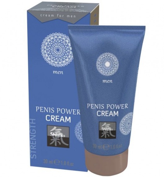 Возбуждающий крем для мужчин Penis Power Cream - 30 мл. - Shiatsu - купить с доставкой в Нефтекамске