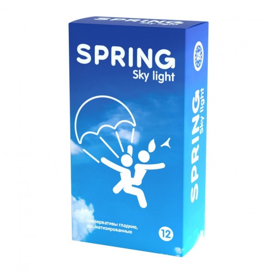 Ультратонкие презервативы SPRING SKY LIGHT - 12 шт. - SPRING - купить с доставкой в Нефтекамске