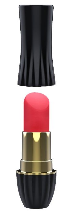 Клиторальный стимулятор-помада LIPSTICK - 9,3 см. - Dream Toys - купить с доставкой в Нефтекамске