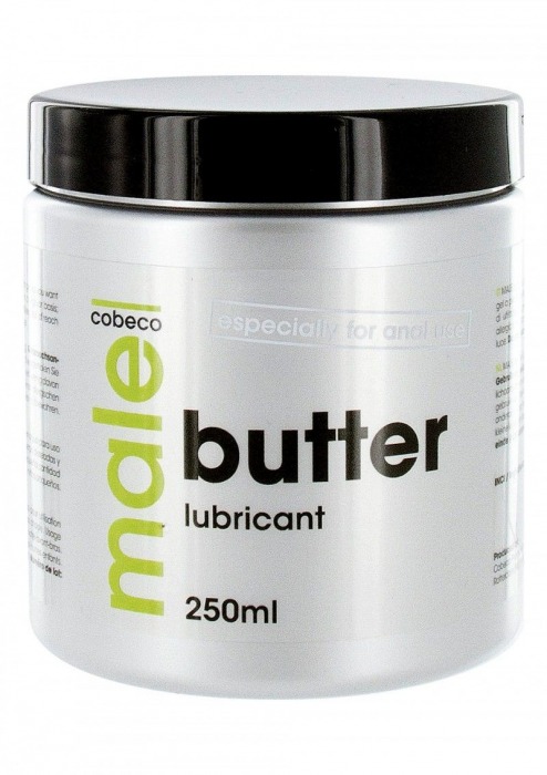 Анальный лубрикант MALE Cobeco Butter Lubricant - 250 мл. - Cobeco - купить с доставкой в Нефтекамске