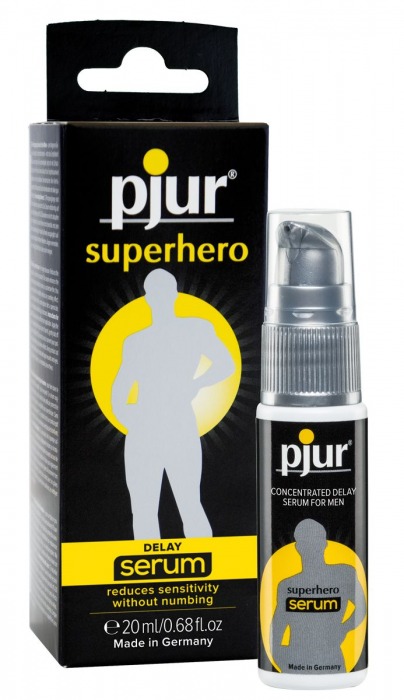 Сыворотка-пролонгатор pjur SUPERHERO Delay Serum - 20 мл. - Pjur - купить с доставкой в Нефтекамске