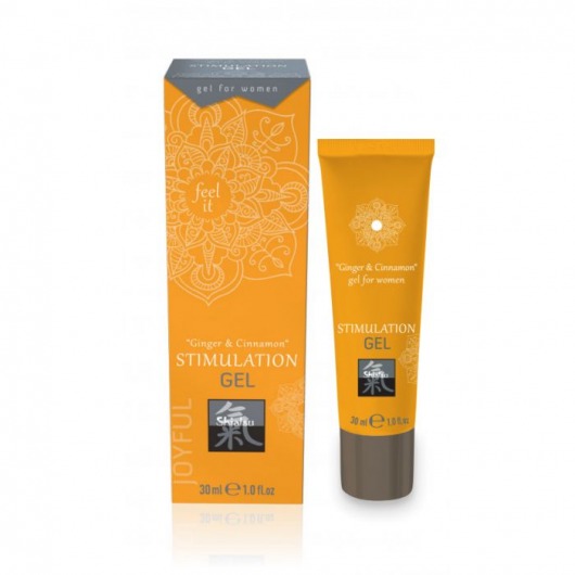 Возбуждающий интимный гель STIMULATION GEL Ginger   Cinnamon - 30 мл. - Shiatsu - купить с доставкой в Нефтекамске