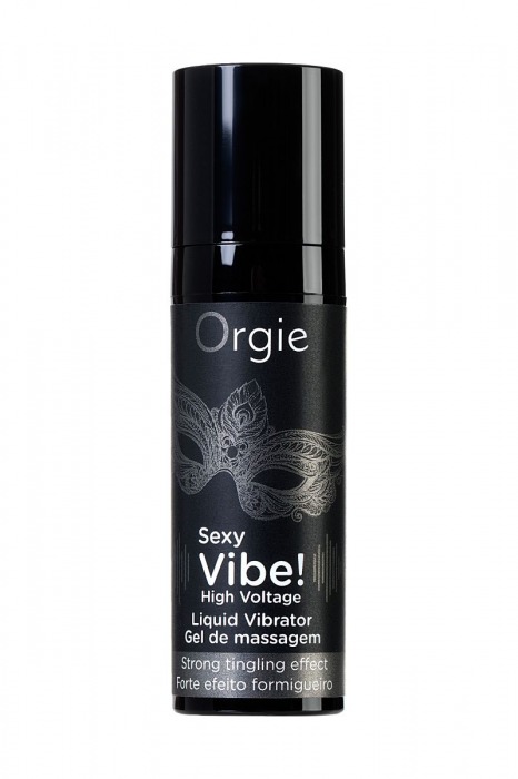 Гель для массажа ORGIE Sexy Vibe High Voltage с эффектом вибрации - 15 мл. - ORGIE - купить с доставкой в Нефтекамске