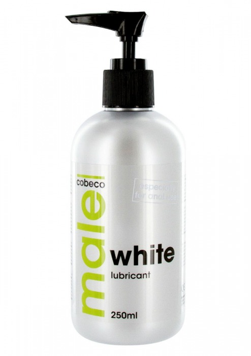 Анальная смазка на водной основе MALE Cobeco White Lubricant - 250 мл. - Cobeco - купить с доставкой в Нефтекамске