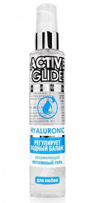 Увлажняющий интимный гель Active Glide Hyaluronic - 100 гр. - Биоритм - купить с доставкой в Нефтекамске