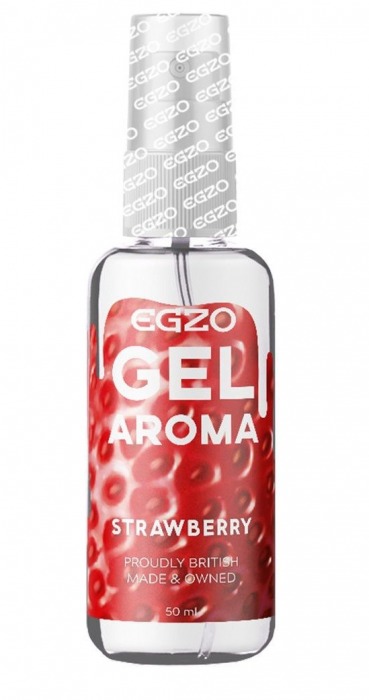 Интимный лубрикант EGZO AROMA с ароматом клубники - 50 мл. - EGZO - купить с доставкой в Нефтекамске