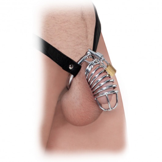 Кольцо верности Extreme Chastity Belt с фиксацией головки - Pipedream - купить с доставкой в Нефтекамске