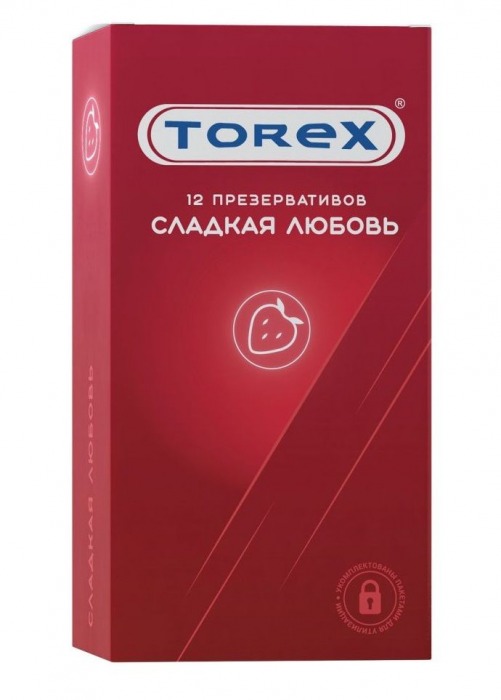 Презервативы Torex  Сладкая любовь  с ароматом клубники - 12 шт. - Torex - купить с доставкой в Нефтекамске