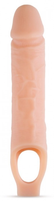 Телесный реалистичный фаллоудлинитель 10 Inch Silicone Cock Sheath Penis Extender - 25,4 см. - Blush Novelties - в Нефтекамске купить с доставкой