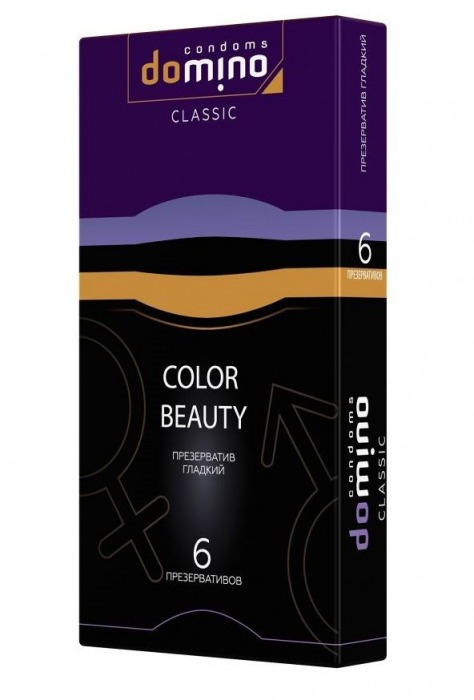 Разноцветные презервативы DOMINO Colour Beauty - 6 шт. - Domino - купить с доставкой в Нефтекамске