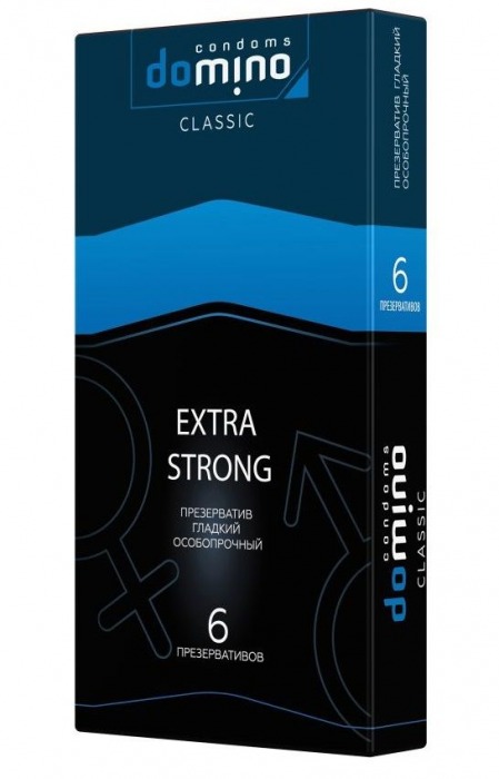 Суперпрочные презервативы DOMINO Extra Strong - 6 шт. - Domino - купить с доставкой в Нефтекамске