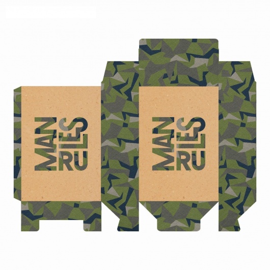 Складная коробка Man rules - 16 х 23 см. - Сима-Ленд - купить с доставкой в Нефтекамске