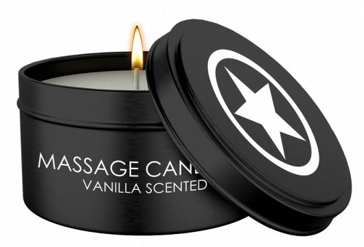 Массажная свеча с ароматом ванили Massage Candle - Shots Media BV - купить с доставкой в Нефтекамске