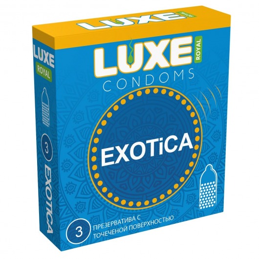 Текстурированные презервативы LUXE Royal Exotica - 3 шт. - Luxe - купить с доставкой в Нефтекамске