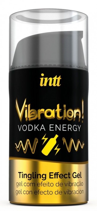 Жидкий интимный гель с эффектом вибрации Vibration! Vodka Energy - 15 мл. - INTT - купить с доставкой в Нефтекамске