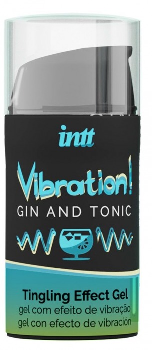 Жидкий интимный гель с эффектом вибрации Vibration! Gin   Tonic - 15 мл. - INTT - купить с доставкой в Нефтекамске