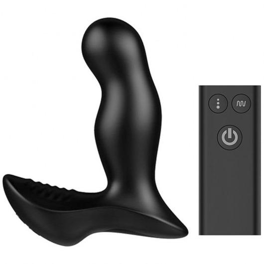 Черный вибромассажер простаты NEXUS Beat - 12 см. - Nexus Range - в Нефтекамске купить с доставкой